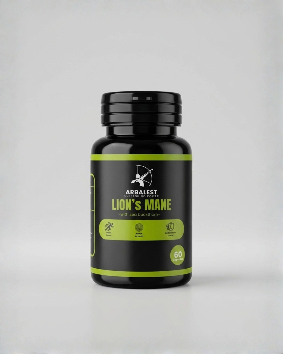 Lion’s Mane Mushroom with Sea Buckthorn | 60 Capsules