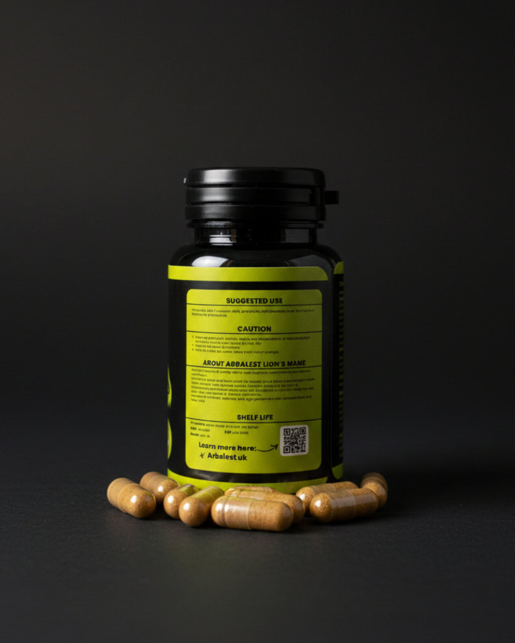 Arbalest Lion’s Mane Mushroom with Sea Buckthorn – 60 Capsules