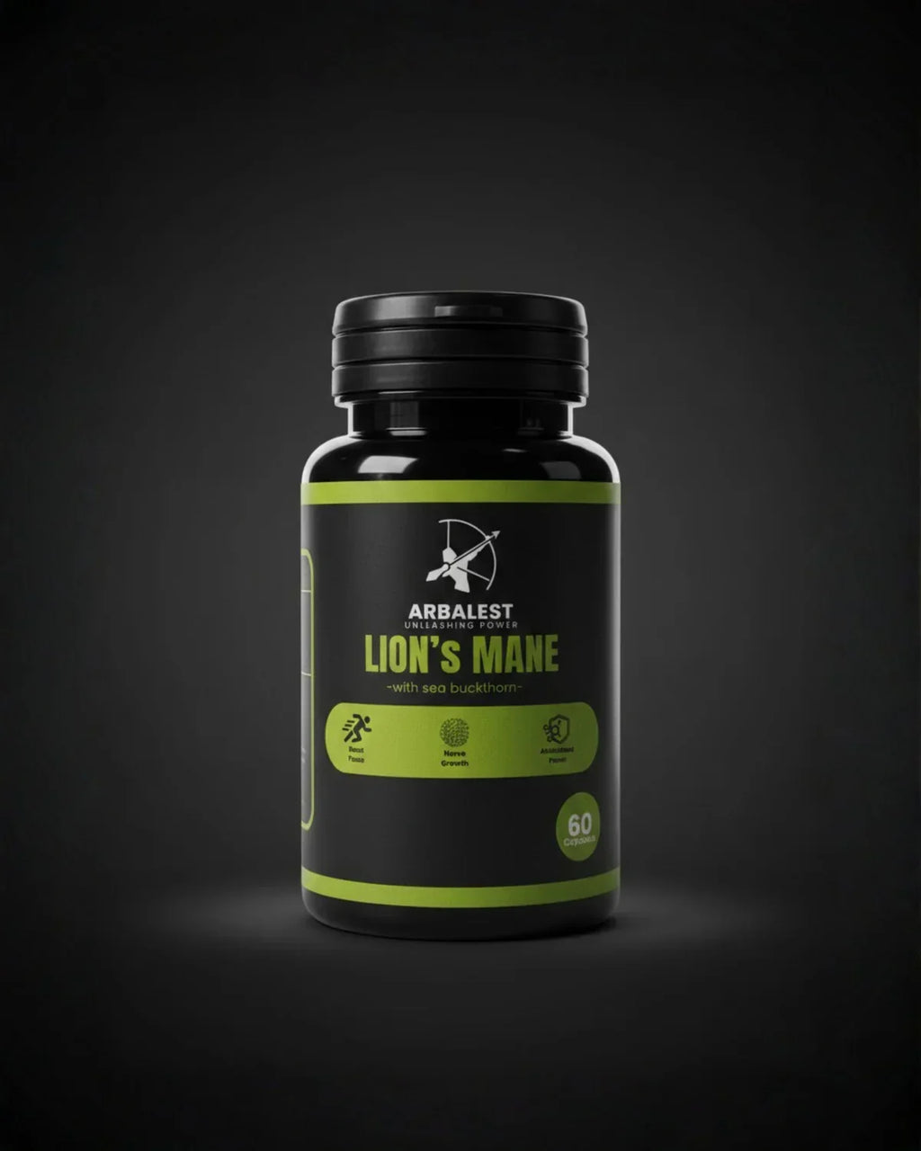 Lion’s Mane Mushroom with Sea Buckthorn | 60 Capsules